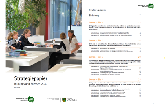 Strategiepapier »Bildungsland Sachsen 2030«